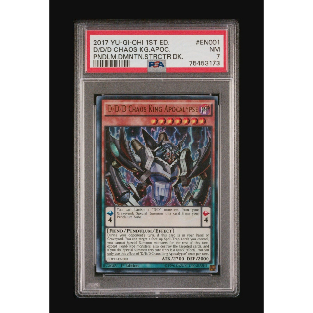 2017 YU-GI-OH! PENDULUM DOMINATION STRUCTURE DECK #EN001 D/D/D CHAOS KG.APOC. PN